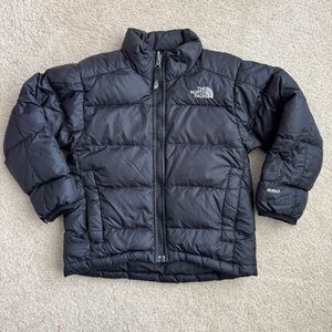 The North Face Kids Charcoal Puffer Jacket